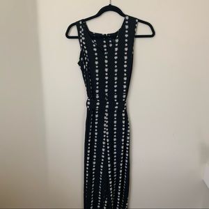 Black Floral Jumpsuit